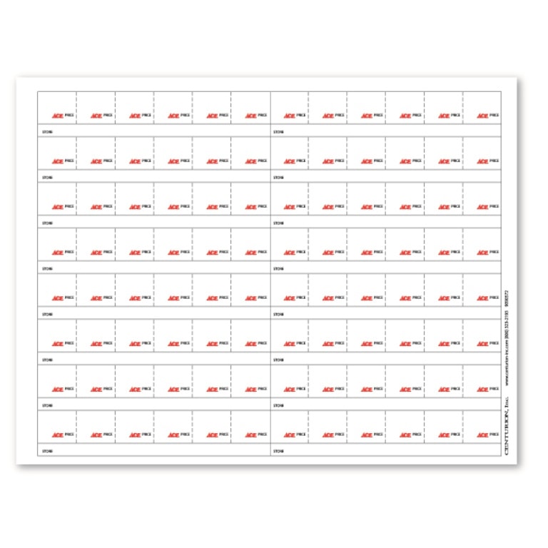 Ace Epicor Eagle Pricing Label
