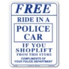 Free Ride in a Police Car