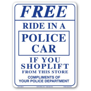 Free Ride in a Police Car