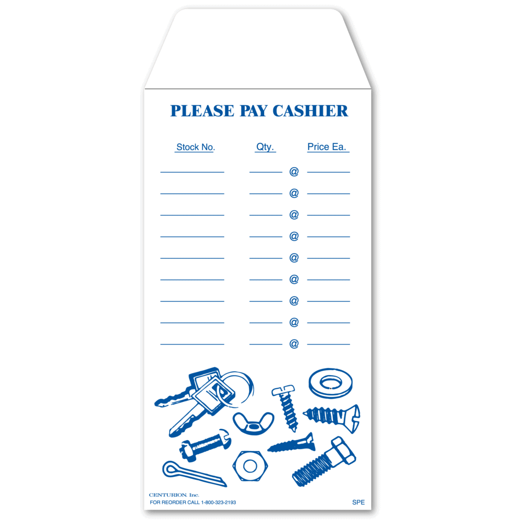 Small Parts Envelope Centurion Store Supplies