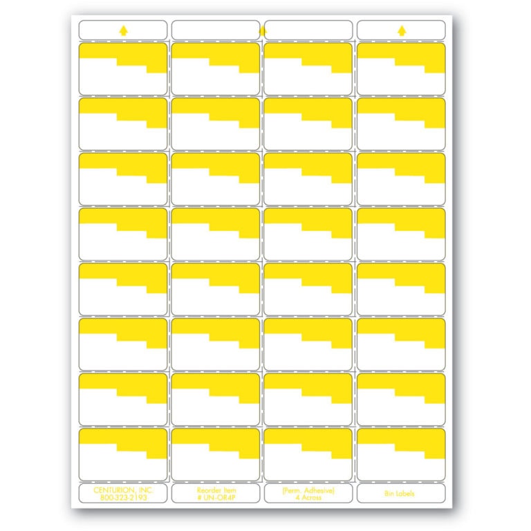 Paper Laser Bin Labels - Preferred Series - Orgill Warehouse Style ...