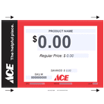 Ace “The helpful place” 1 Up Weatherproof Sign