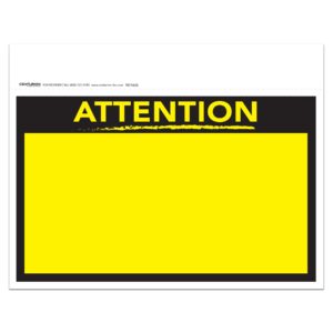 11″x7″ Weatherproof ATTENTION Signs