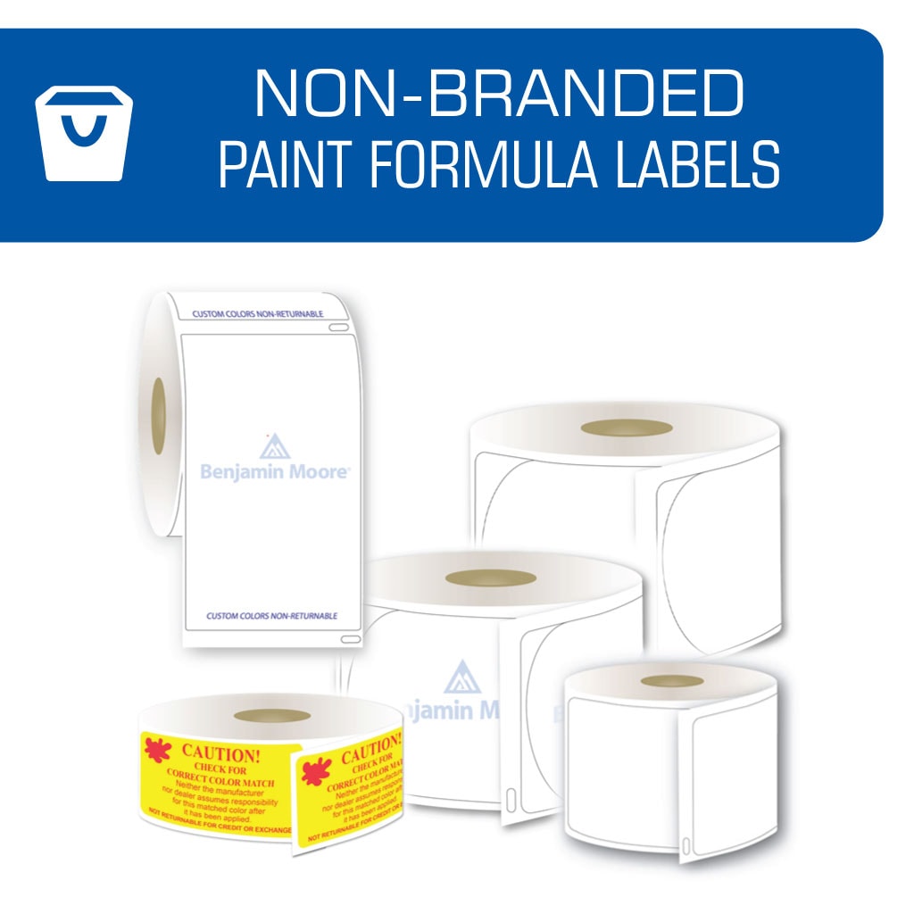 Paint Formula Labels Stock & Custom Printed Centurion Store Supplies