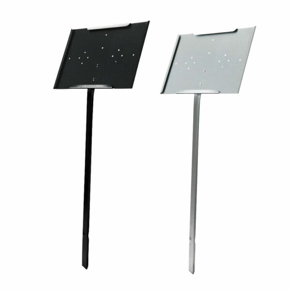 11” x 7” Galvanized Sign Holder with Leg