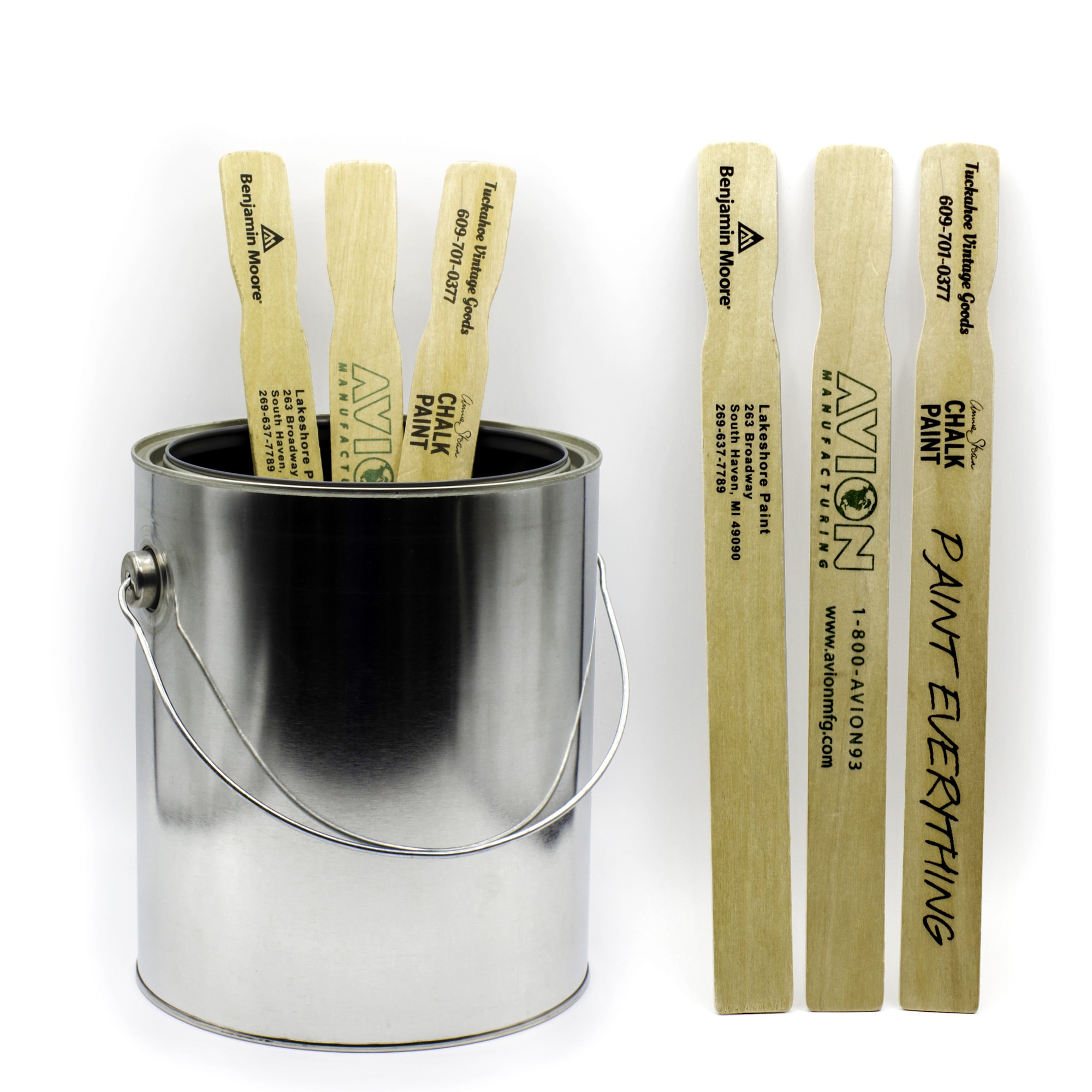 12" Gallon Paint Paddles Custom Printed Centurion Store Supplies