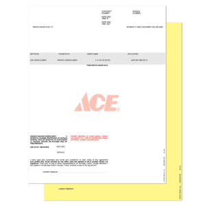 ACE rental contract