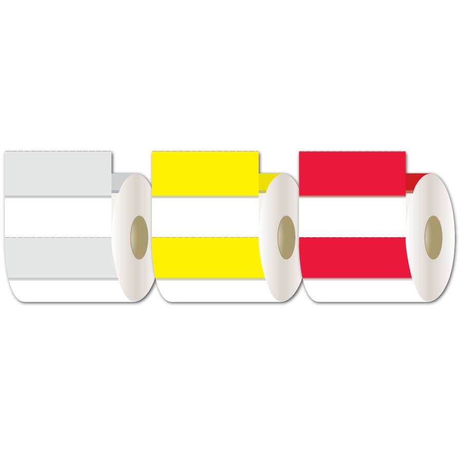 Non-Adhesive Thermal Printer Bin Tags