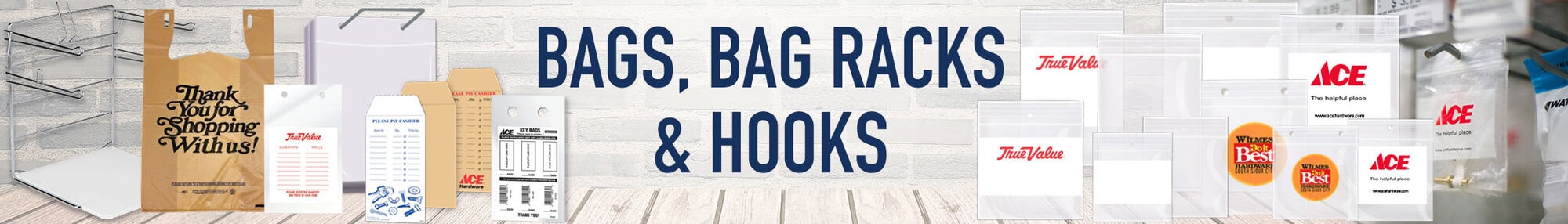 Bag racks & hooks